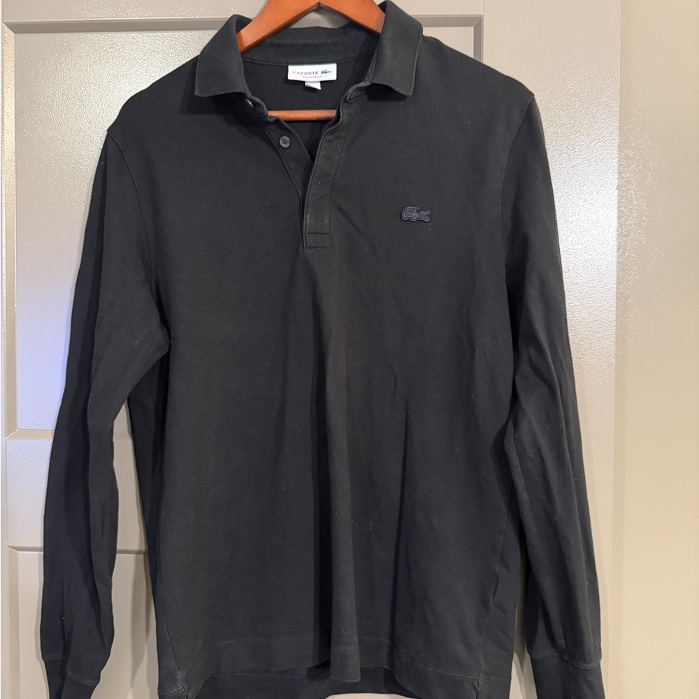 Lacoste Men's Dark Long Sleeve Polo